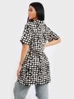 Туника-рубашка хлопок большие размеры