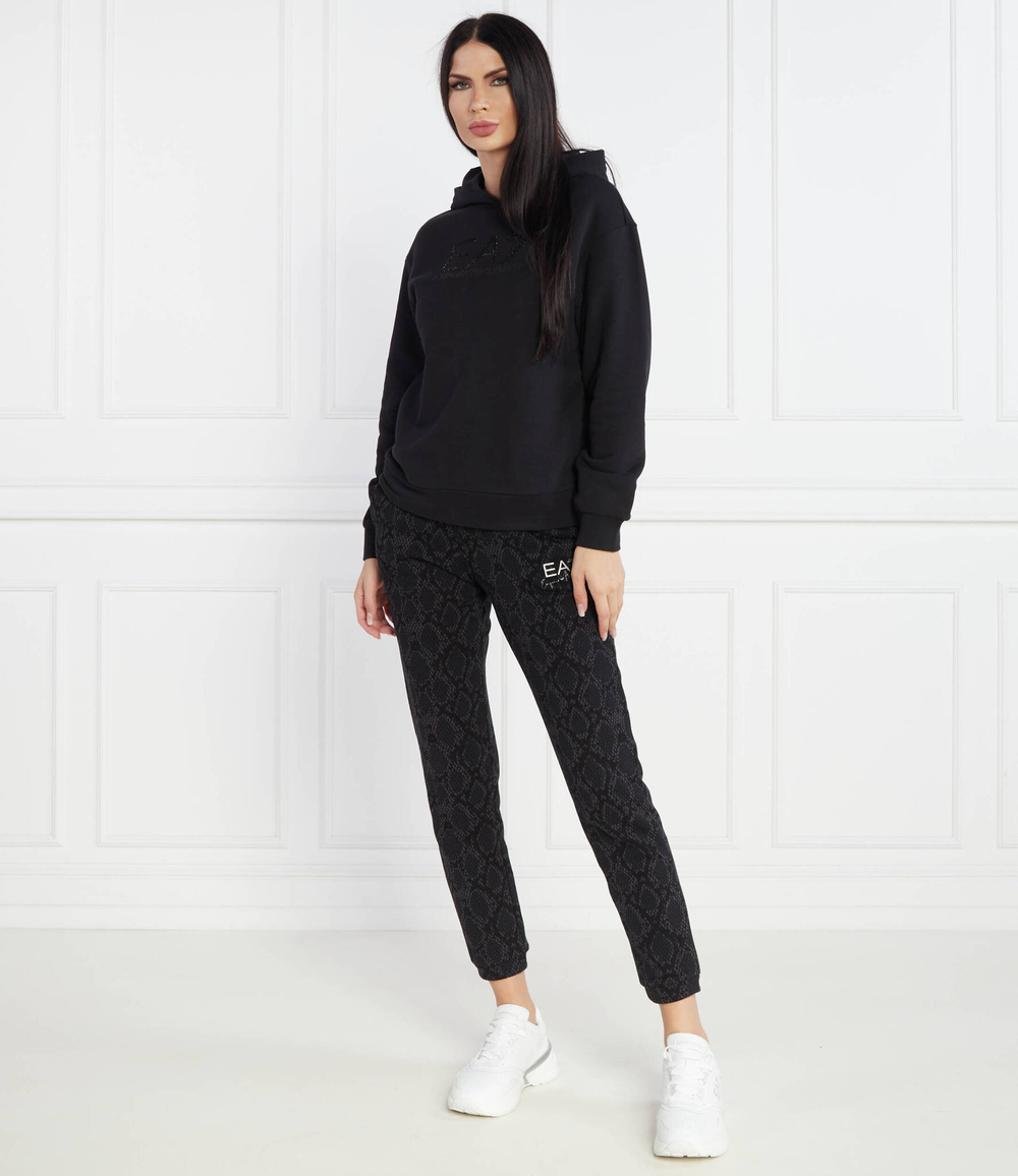 Худи EA7 - черный(6RTM31 TJRRZ)