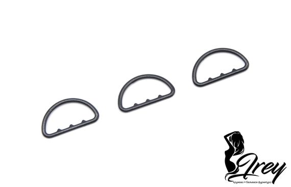 Полукольцо Arta-F,  20 мм, металл, черный 170