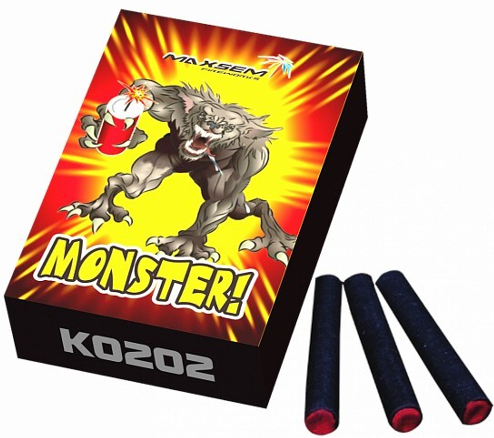K0202 Петарды "Корсар 2 MONSTER" (1 блок / 10 упаковок)