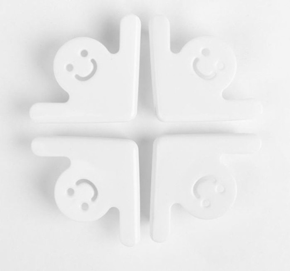 2296096 Накладки на углы «Человечки», 4 шт., МИКС