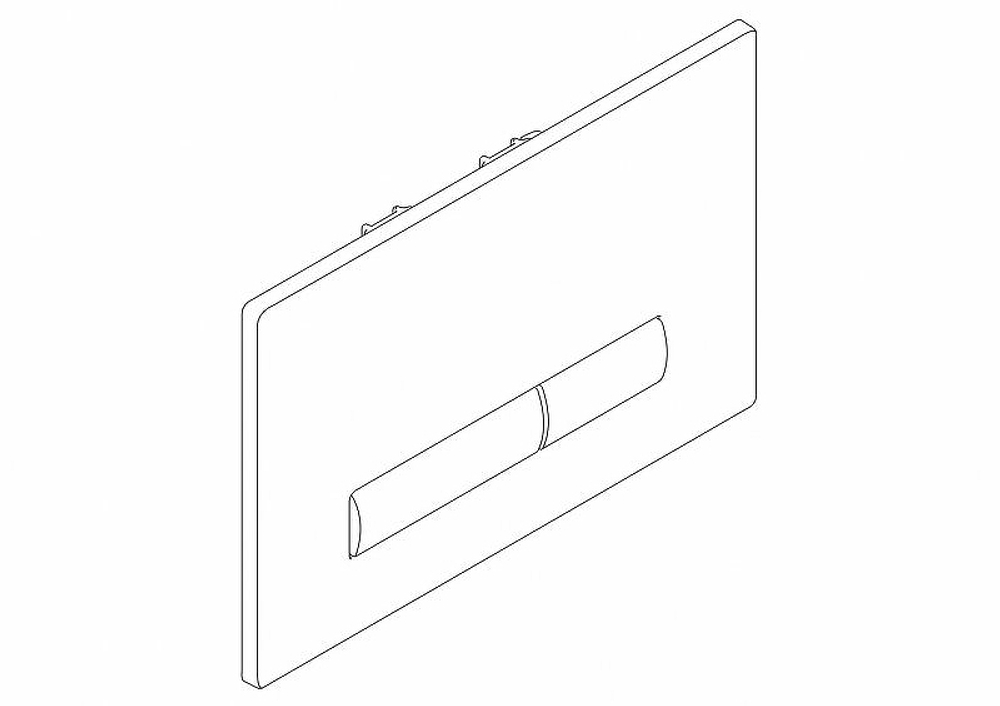 Клавиша смыва BelBagno Genova BB018-GV-BIANCO Белая