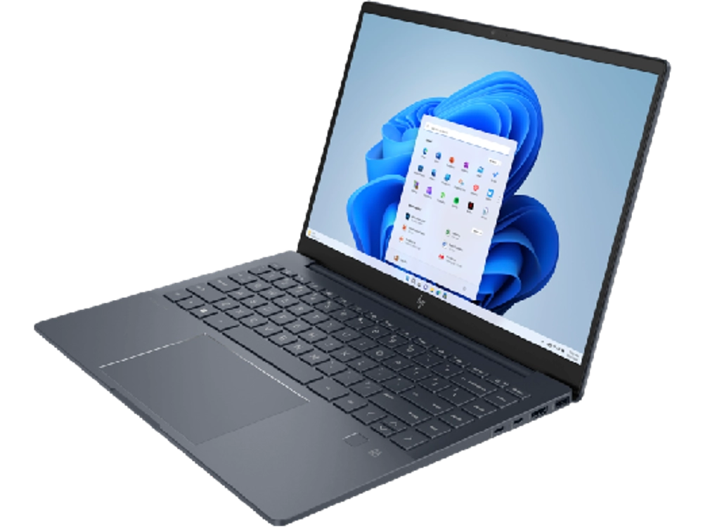 Ноутбук HP Pavilion Plus 14-eh1007ci,i5-13500H,16GB D5,1TB PCIe,Iris Xe,14" 2.8K OLED 400nt 90Hz,DOS,Sp Blue,FPR,5MP,1yw