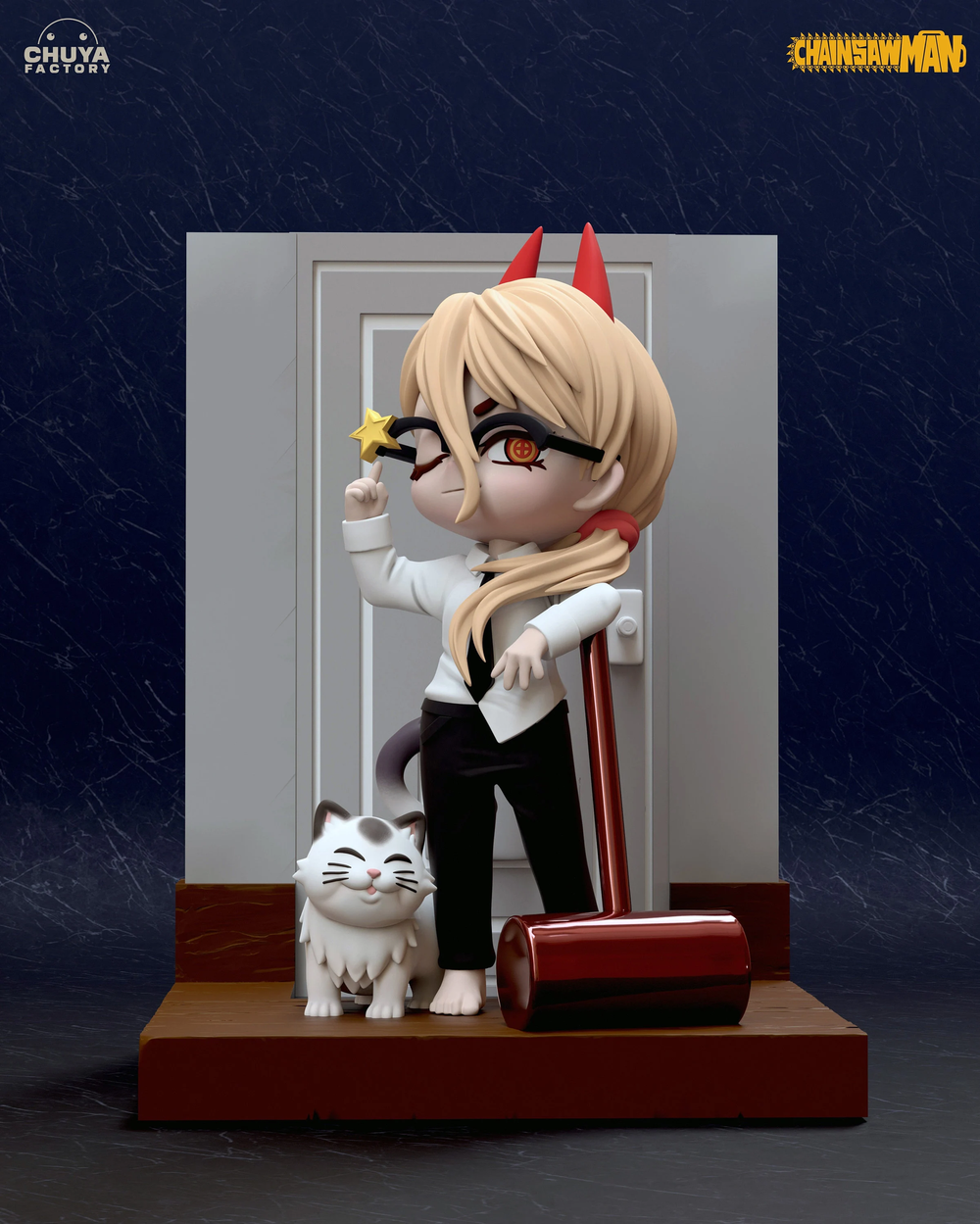 Пауэр Power Chibi Funko POP Человек бензопила Chainsaw Man Коллекционная Фигурка Аниме