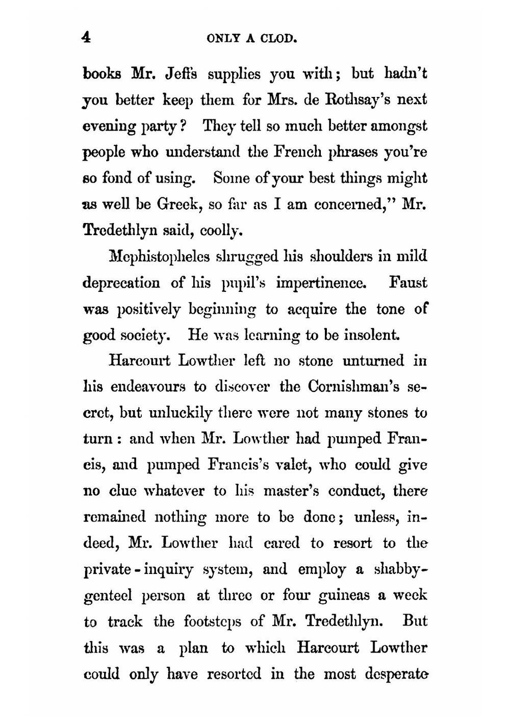 Only a Clod. Volume 3 | M. E. Braddon