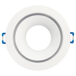 Встраиваемый светильник алюминиевый ЭРА KL100 WH MR16 GU5.3 белый