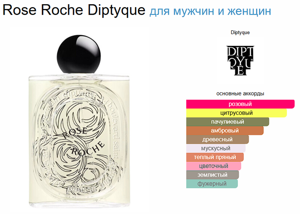 DIPTYQUE Rose Roche 100ml (duty free парфюмерия)