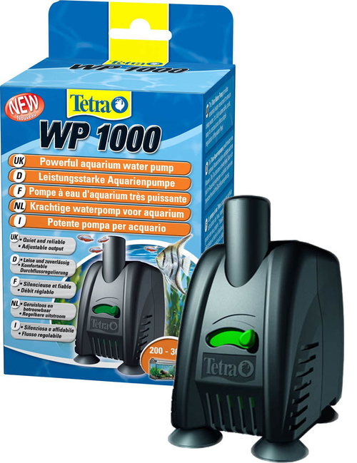 Помпа Тетра WP 1000 погружная, 1000л/ч, для аквариумов 200-300 литров