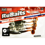 Рыболовные, силиконовые приманки Виброхвост рыбка RuBaits Fire Vib Набор для рыбалки на щуку, на судака, на окуня, на форель На спиннинг джиг микроджиг
