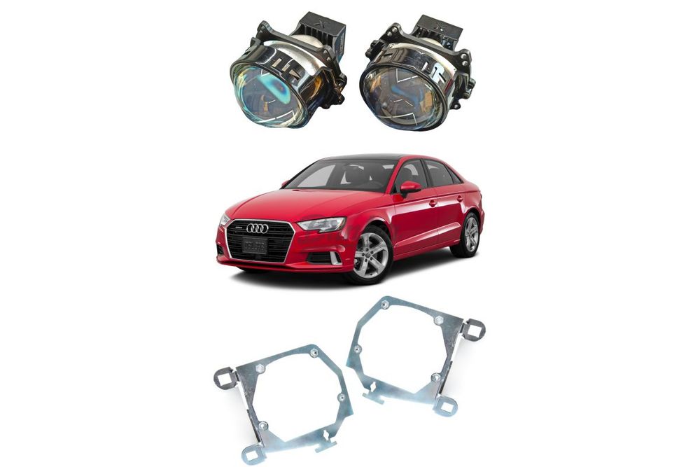 Комплект для замены штатных линз Audi A3 8V рестайлинг 2016-2020 LED