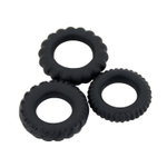 Набор Titan из 3 эрекционных колец, имитирующих автомобильные шины