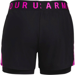Женские Шорты теннисные Under Armour Play Up 2in1 Shorts - black/pink