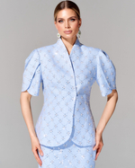 Приталенный жакет из премиального твида