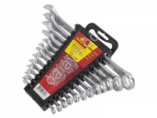 Набор ключей комбинированных 12пр.(6-14,17,19,22мм) на пластик держателе KingTul 3312мпкт