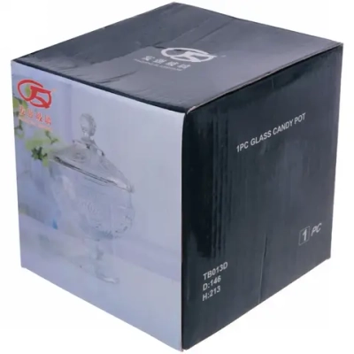 Сахарница стеклянная 14,5*21см «Калейдоскоп»