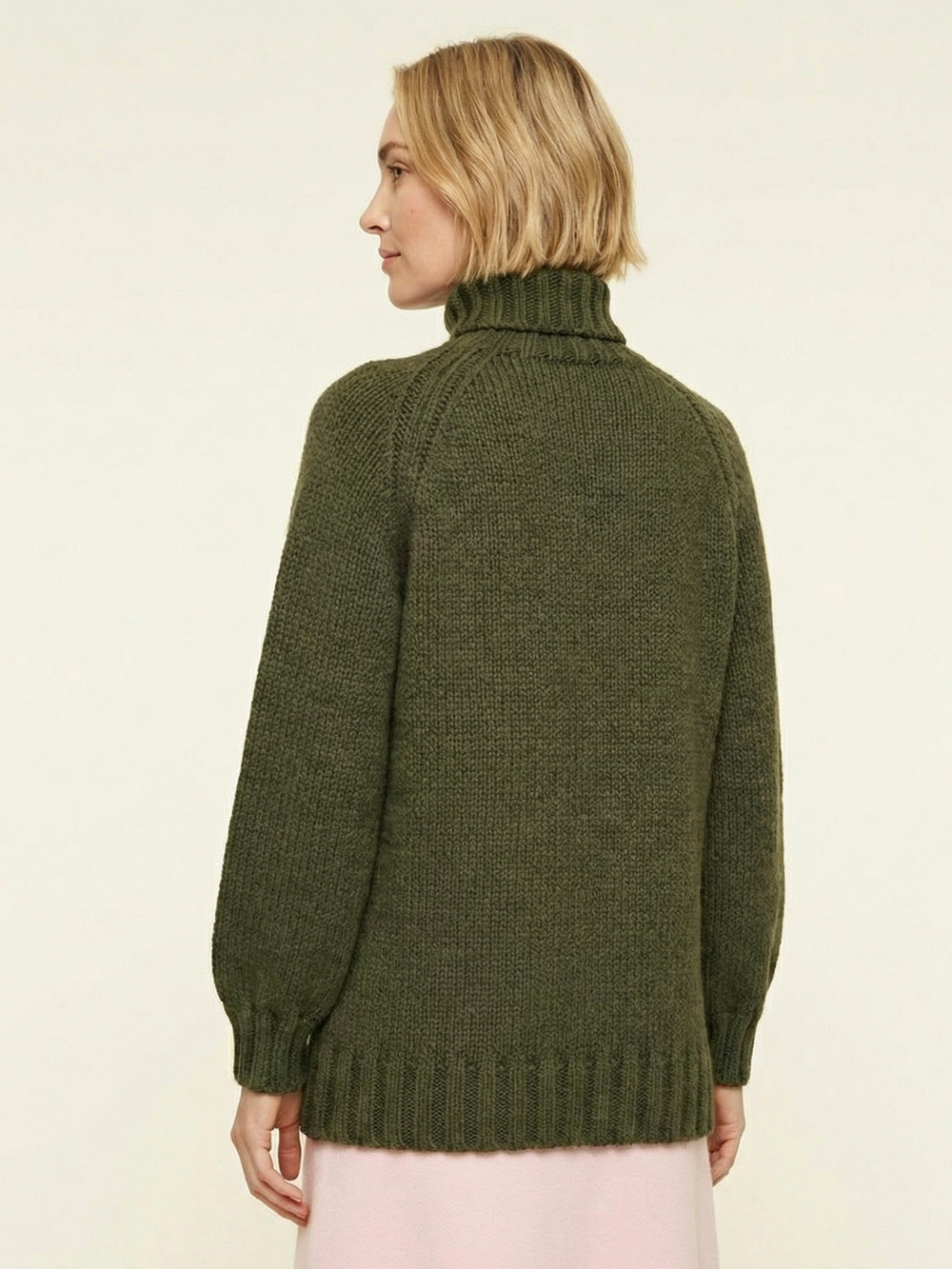 Свитер ручной работы "Розовый сад"