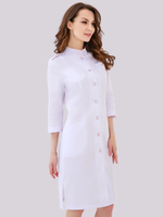 Женский медицинский халат длинный Медис Х-224 а3/4 сатори 0