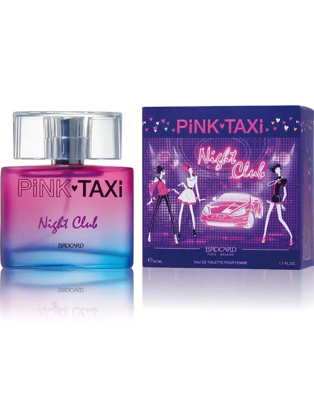 Туалетная вода для женщин "PINK TAXI NIGHT CLUB" 50мл Россия