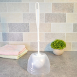 Ерш для туалета с подставкой "Scandi", прозрачный