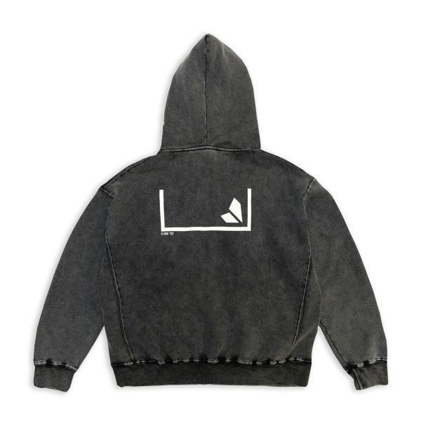 Худи С Начесом Garment-Dyed Concept Logo Warm Серый - фото 2