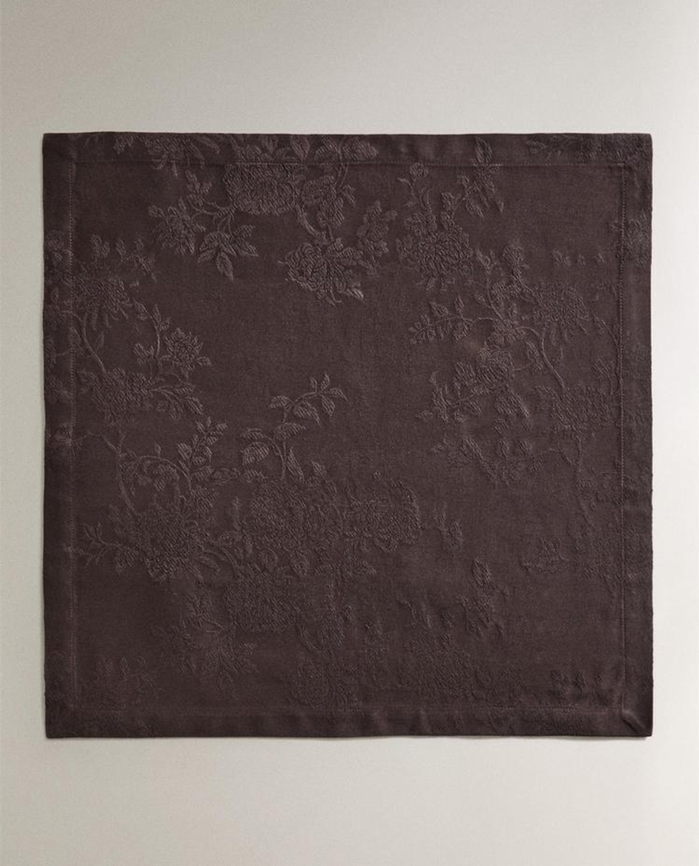 ZARA HOME ЖАККАРДОВАЯ САЛФЕТКАУ (УПАКОВКА ИЗ 2 ШТУК), КОРИЧНЕВЫЙ