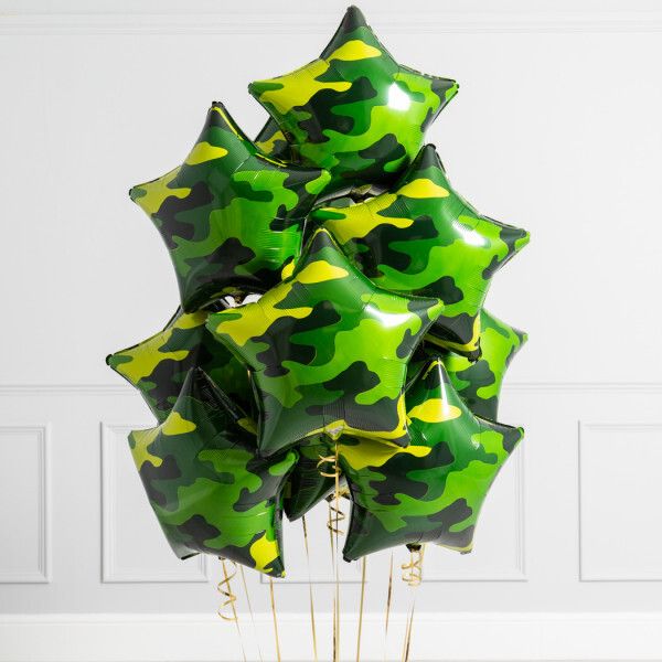 Камуфляжные звёзды 46 (см)