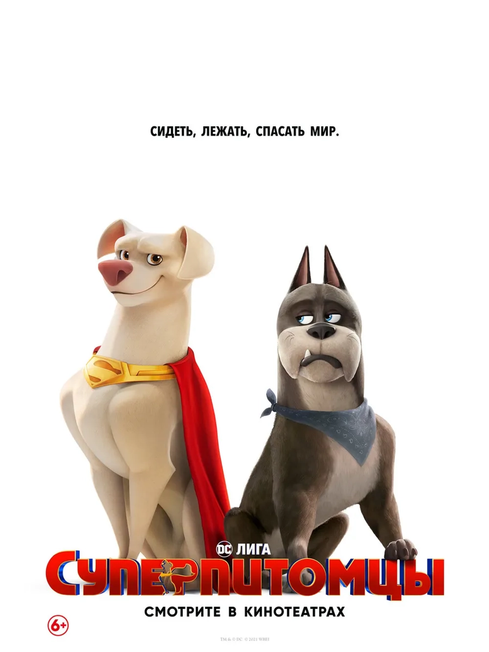 DC Лига: Суперпитомцы (2022) (DVD-R)