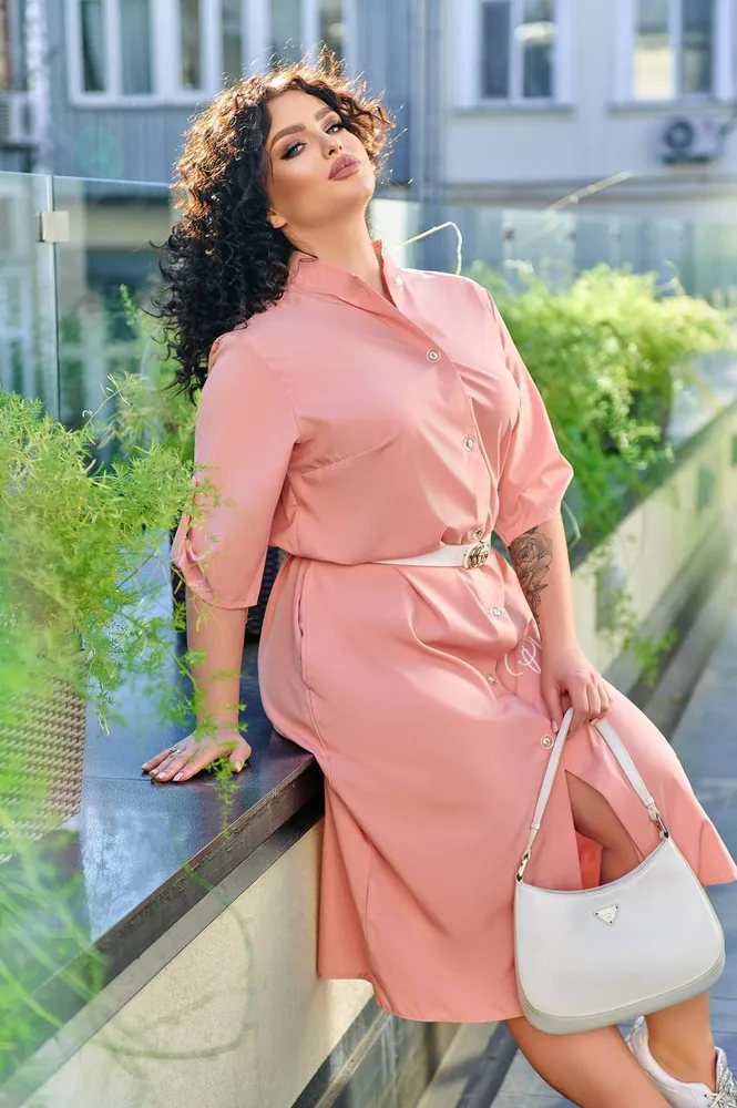 Платье-рубашка УК-6087-4 Fabrika