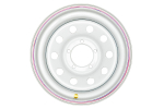 Диск усиленный УАЗ стальной белый 5x139,7 8xR16 d110 ET-3