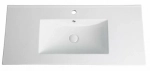 Тумба с раковиной Orange Line Li-100Tub+Ra черный матовый