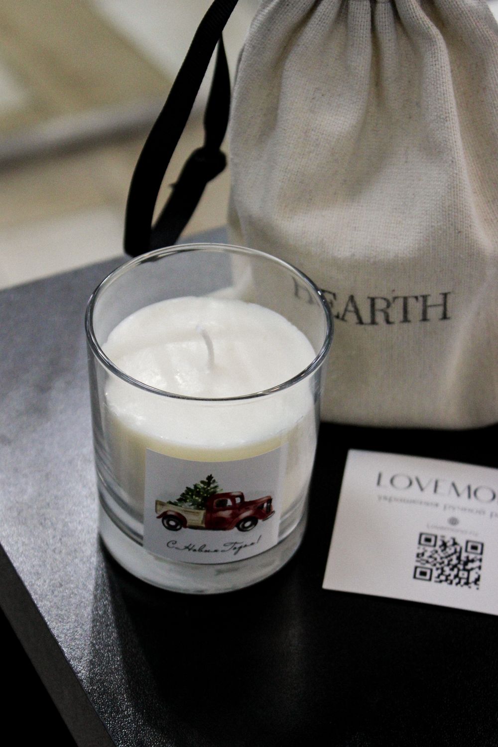 Свеча в стакане "Новогодняя", 3 аромата