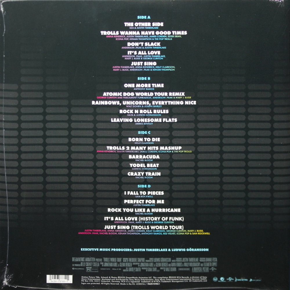 Soundtrack / Trolls World Tour (Coloured Vinyl)(2LP)