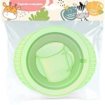 Набор детской посуды Giraffix (кружка 0,2л и тарелка на присосе)