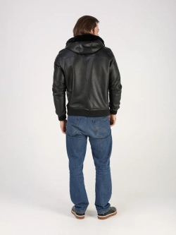 Дубленка натуральная куртка зимняя с капюшоном шуба