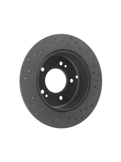 Диск тормозной задний перфорированный PRO-LINE с покрытием комплект KIA CARENS II/III 1.6/2.0L+CRDI ALL 06-> /D=275MM GANZ GIJ06169S