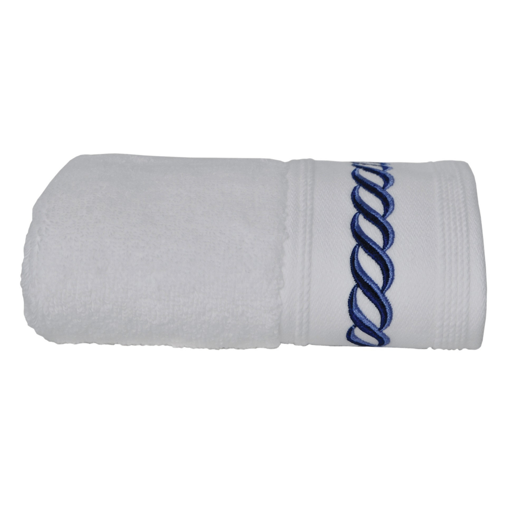 Полотенце 50x100 L'appartement Messina белое с синим