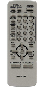 Пульт для JVC RM-736R универсальный (HRM443) Huayu