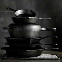Кастрюля чугунная с крышкой, 30 см, 7 л, Lodge