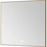 Зеркало прямоугольное Armadi Art Modern 80*70см 543-080-MG подсветка, сенсор, антизапотевание, Matt Gold