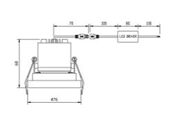 Светильник встраиваемый светодиодный Maytoni   DL040-L10B4K
