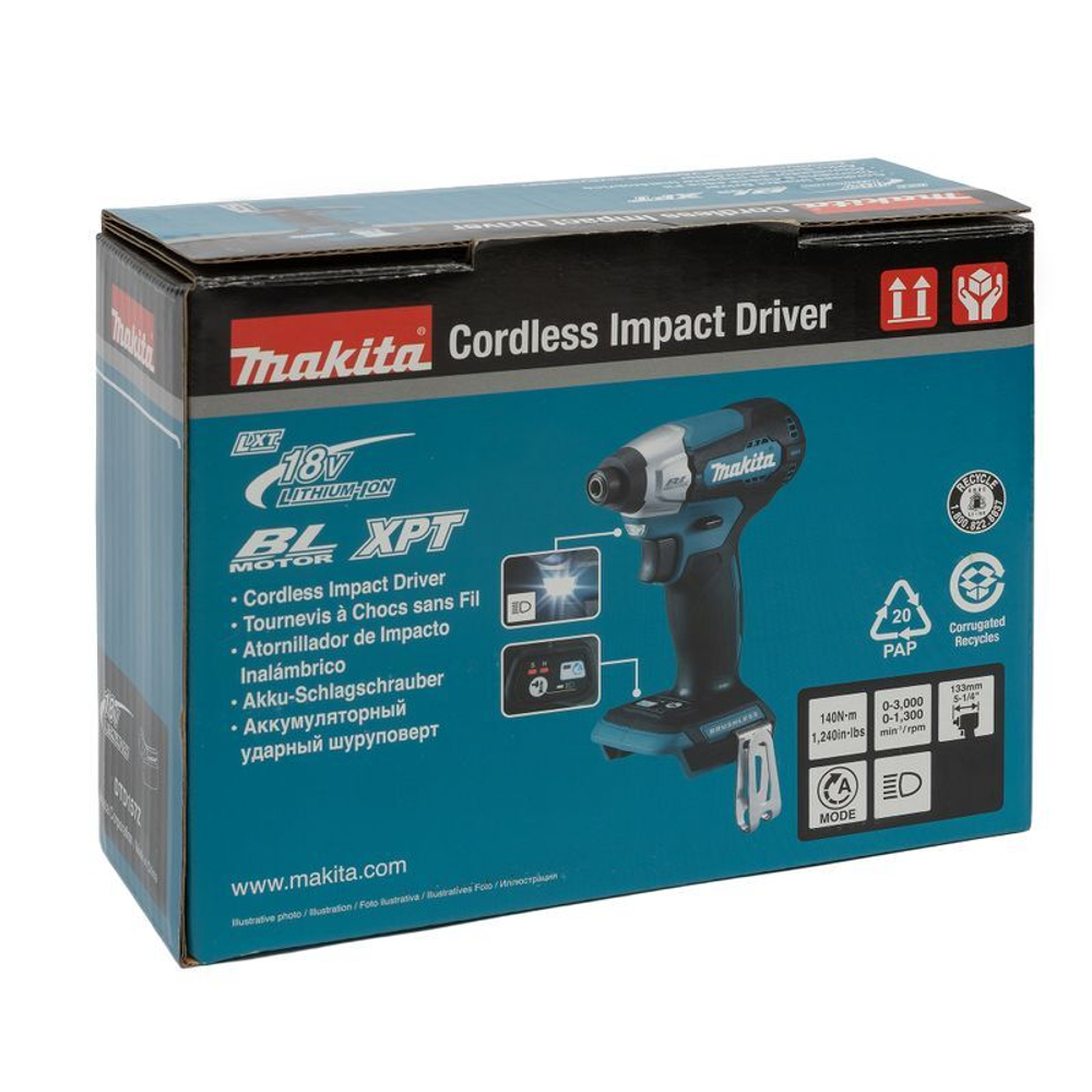 Шуруповерт ударный Makita DTD157Z 18В