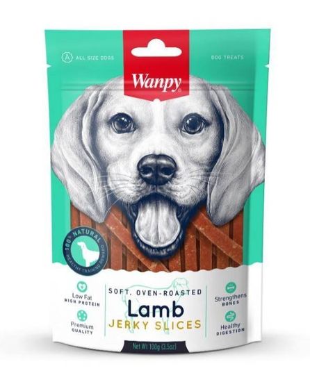 Wanpy Dog Лакомство из ягненка в форме соломки для собак