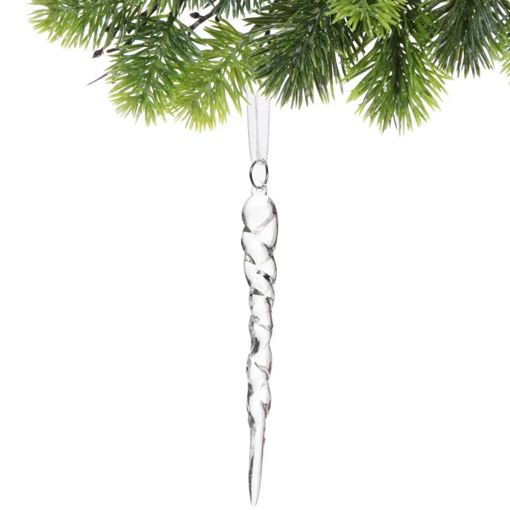 Подвеска «Морозная сосулька» 13 см, Белый