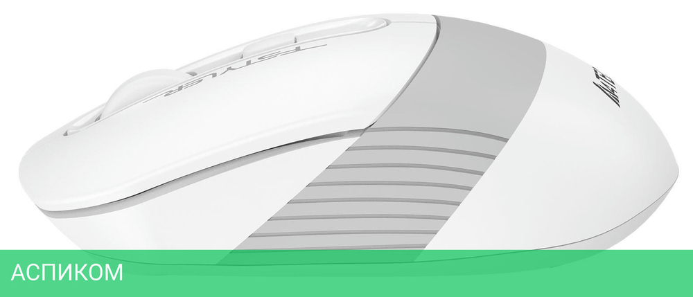 Мышь A4Tech Fstyler FB10C Grayish White