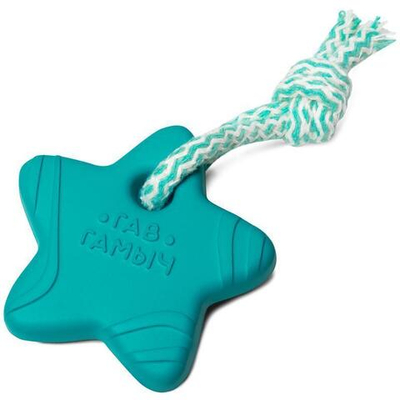 Игрушка для собак "Звезда с веревкой", 80мм, серия ГАВ ГАМЫЧ, Gamma