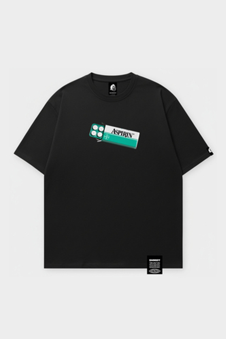 Футболка SHMOT "ASPIRINE" MONO Черный