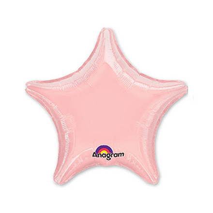 Шарик Звезда Розовое Золото