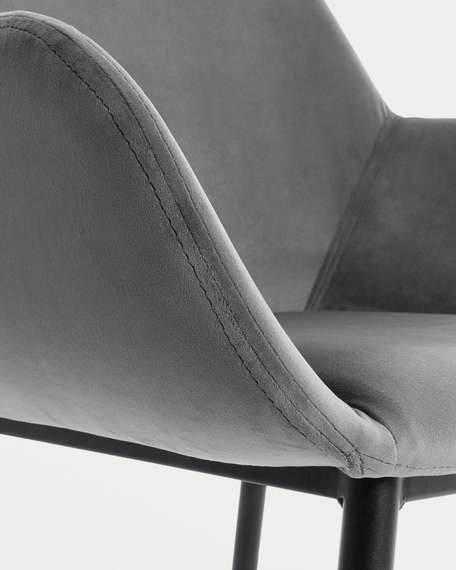 Стул Konna серый велюр