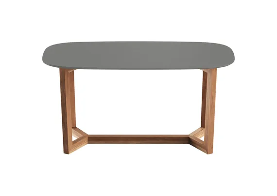 Стол обеденный Cross 2 160*85 см (серый, бук)