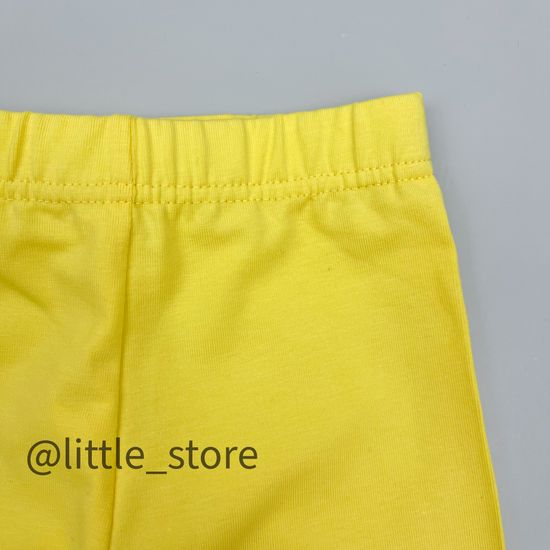 Легинсы хлопковые "One love" Желтые